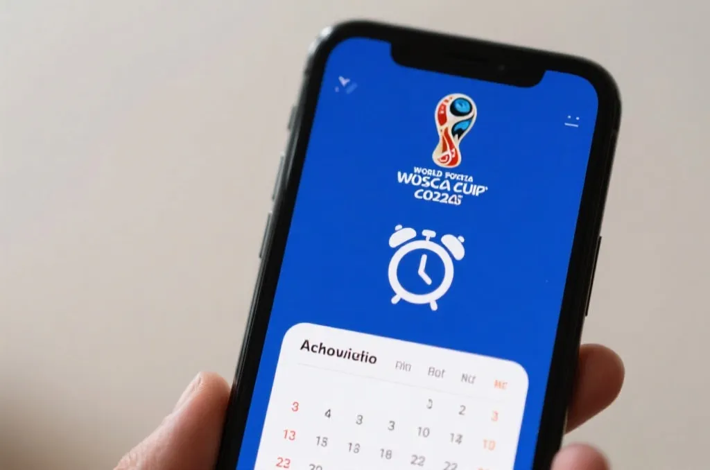 手机日历显示的足球比赛提醒